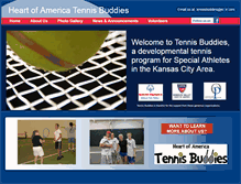 Tablet Screenshot of kctennisbuddies.com